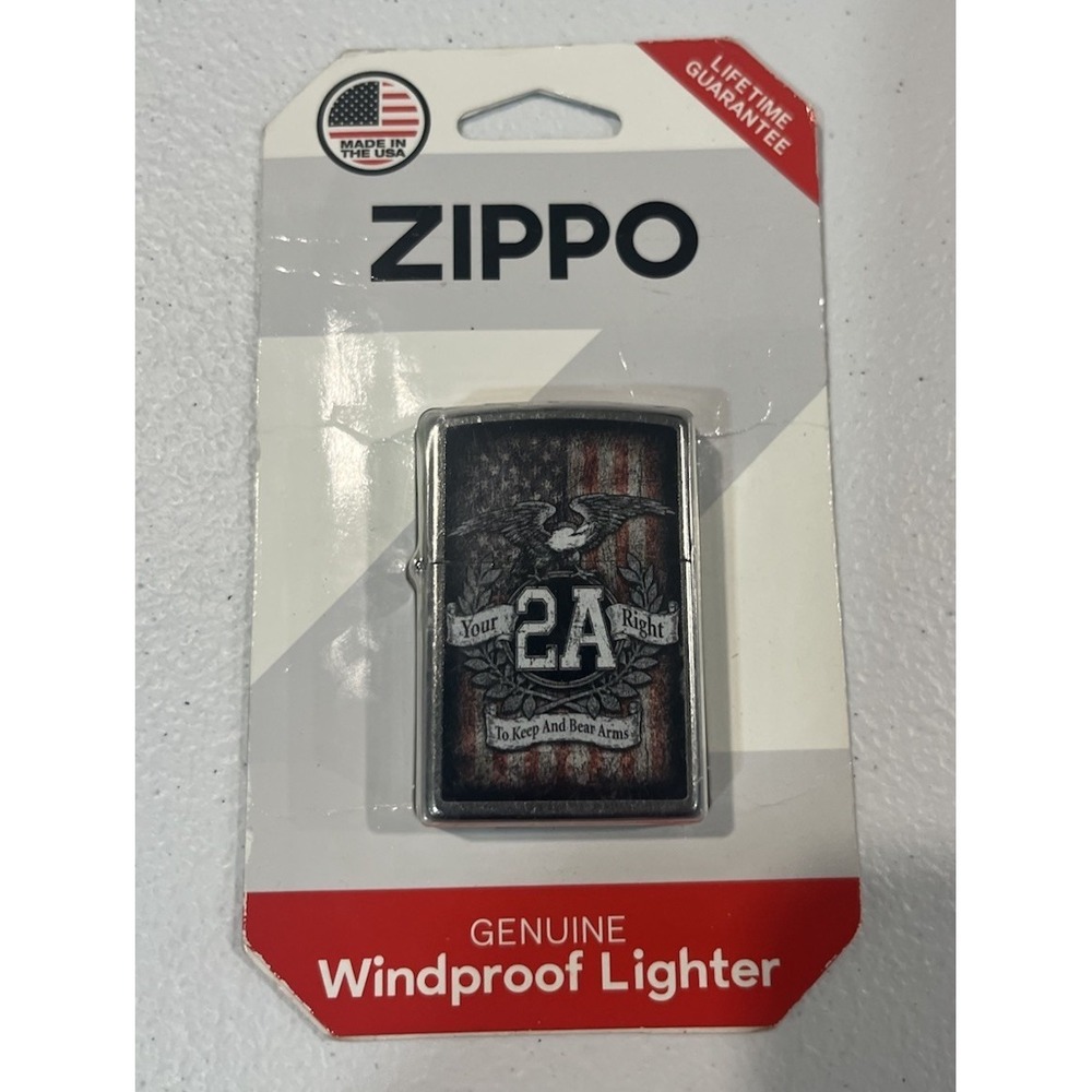 ZIPPO 207 Your 2A Right! EAGLE Lighter  Genuine Windproof USA